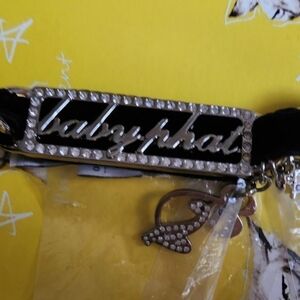 Baby phat Black Velvet belt (S/M) NWT
